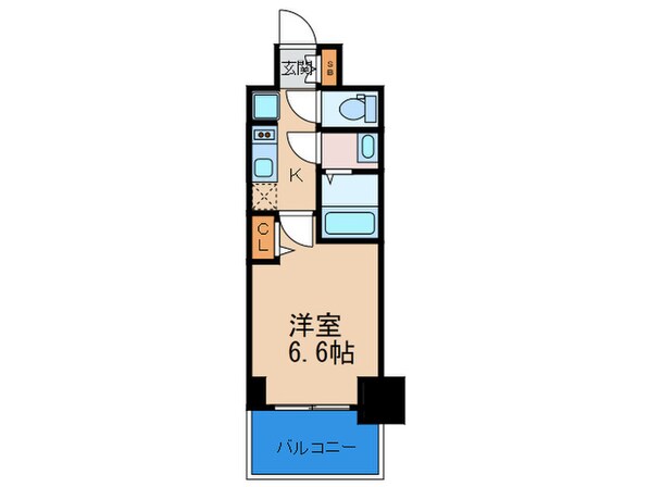 ﾌﾟﾚｻﾝｽ福島ﾐｯﾄﾞｴﾙ(0802)の物件間取画像